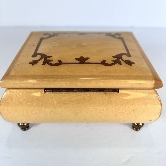 VTG Jewelry Music Box For Rings Made In Italy 4.5” San Francisco Music Box Co. - Picture 8 of 15
